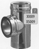 T-stuk 90 graden, diameter 150 mm Tisend DW/pst